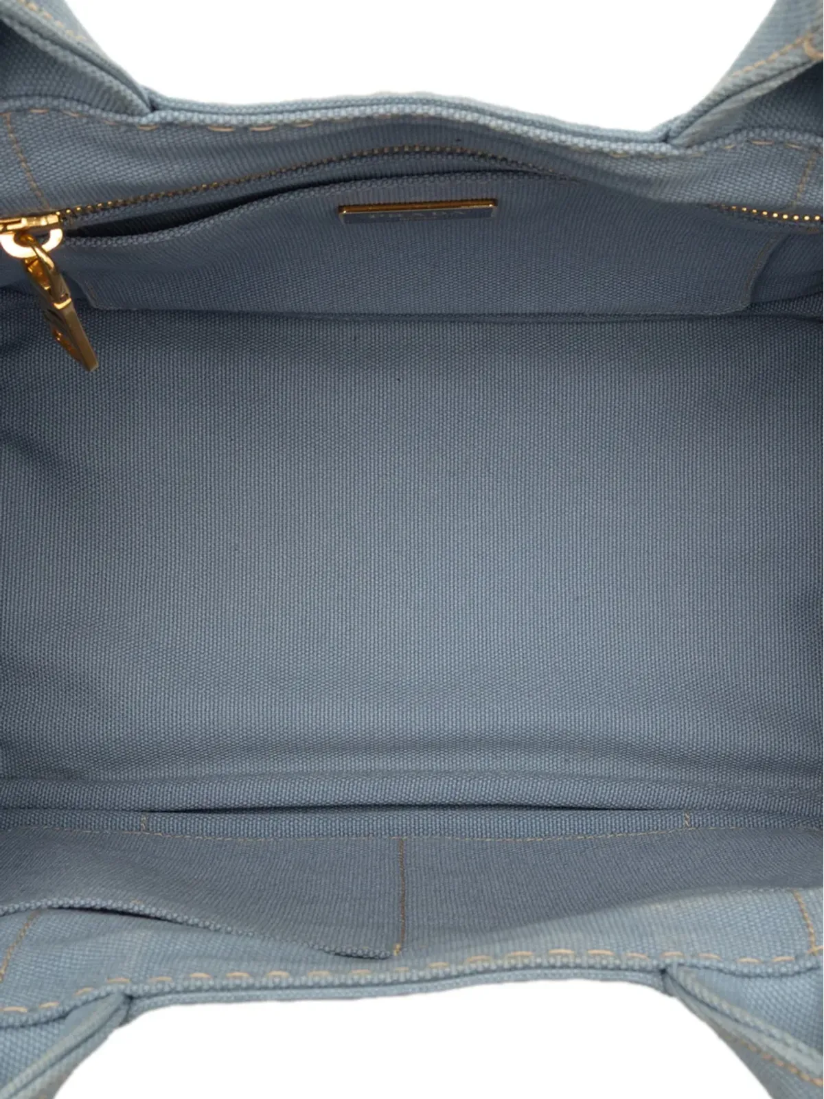 Prada ビンテージ 小型キャンバス Canapa ロゴ サッチェル - 画像5
