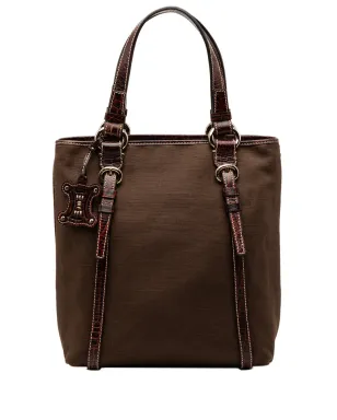 Celine ビンテージ 2007 キャンバス トートバッグ - ブラウン - サムネイル1