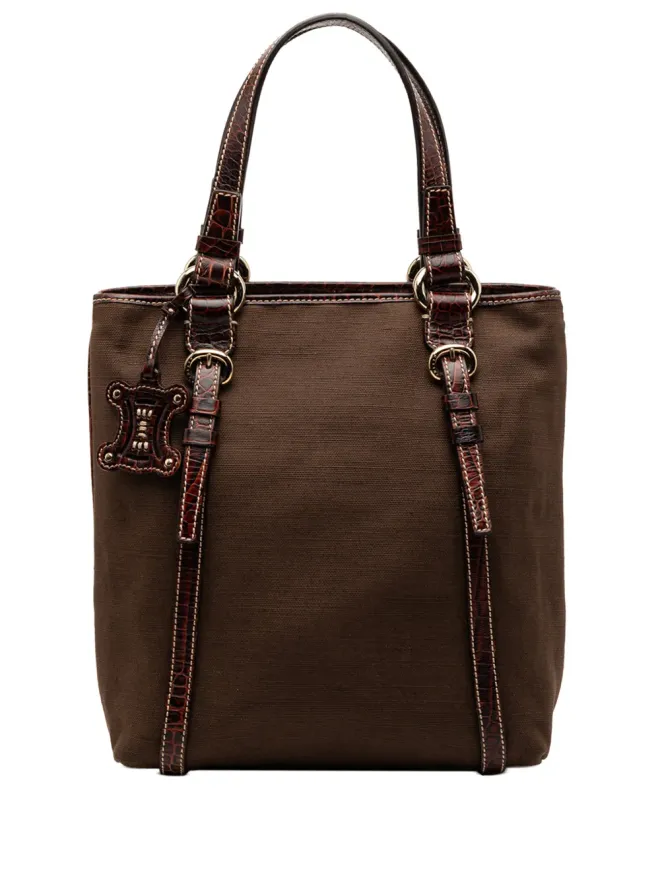 Celine Pre-Owned Celine ビンテージ 2007 キャンバス トートバッグ - ブラウンの商品画像