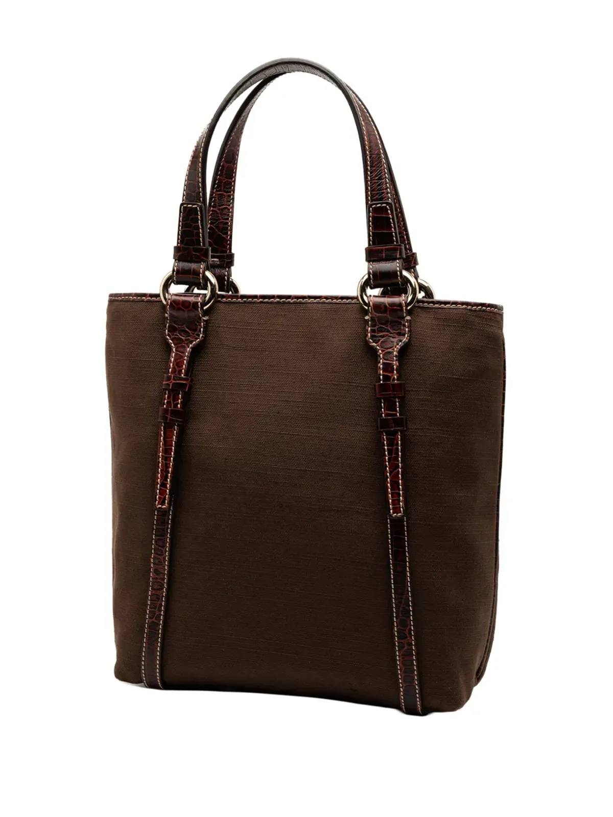 Celine ビンテージ 2007 キャンバス トートバッグ - ブラウン - 画像3