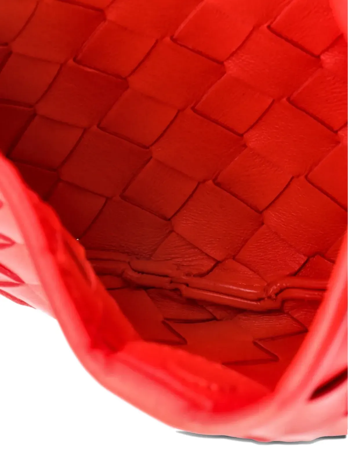 Bottega Veneta Pre-Owned サルディーニ トップハンドルバッグ イントレチャート・ナッパ サッチェル - レッド - 画像5