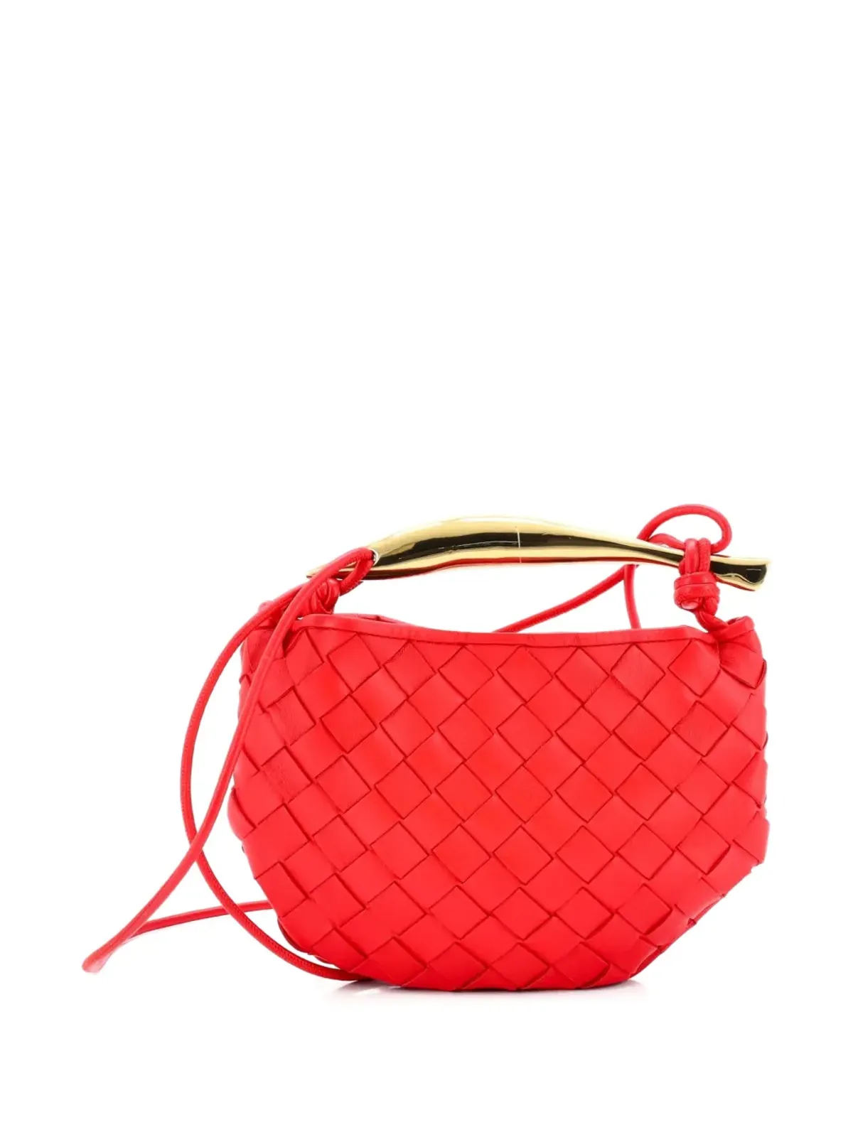 Bottega Veneta Pre-Owned サルディーニ トップハンドルバッグ イントレチャート・ナッパ サッチェル - レッド - 画像2