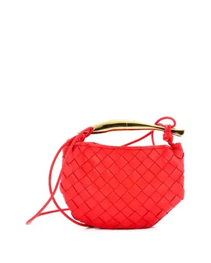 Bottega Veneta Pre-Owned サルディーニ トップハンドルバッグ イントレチャート・ナッパ サッチェル - レッド - サムネイル2
