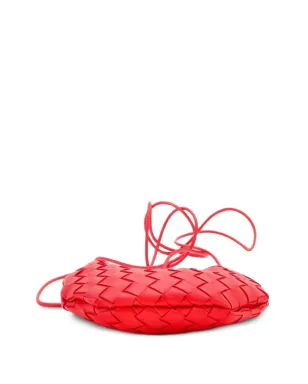 Bottega Veneta Pre-Owned サルディーニ トップハンドルバッグ イントレチャート・ナッパ サッチェル - レッド - サムネイル4