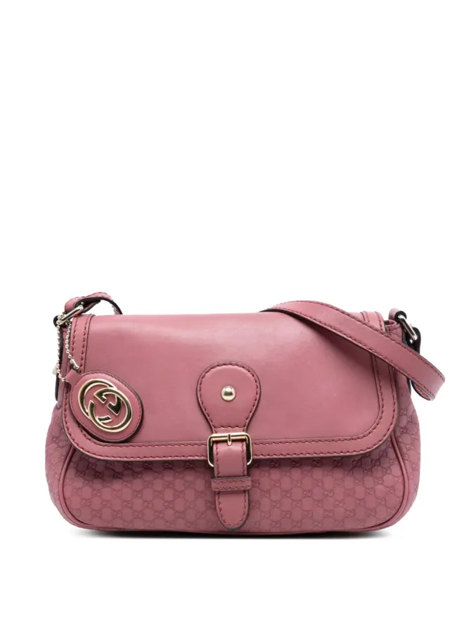 Gucci Pre-Owned Gucci ビンテージ Microguccissima Sukey クロスボディバッグ - ピンクの商品画像