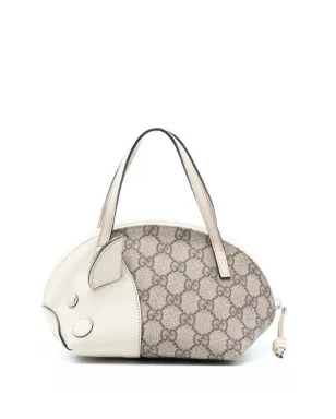 Gucci Pre-Owned GG Supreme Zoo ハンドバッグ - ブラウン - サムネイル1