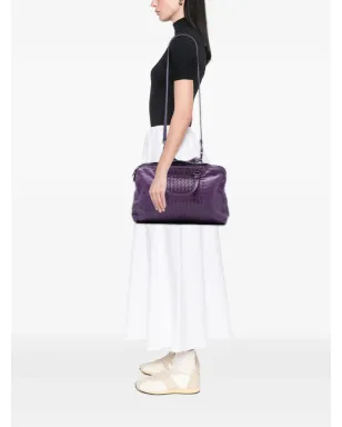 Bottega Veneta Pre-Owned 大型ナッパ・イントレチャート・サッチェル - サムネイル2