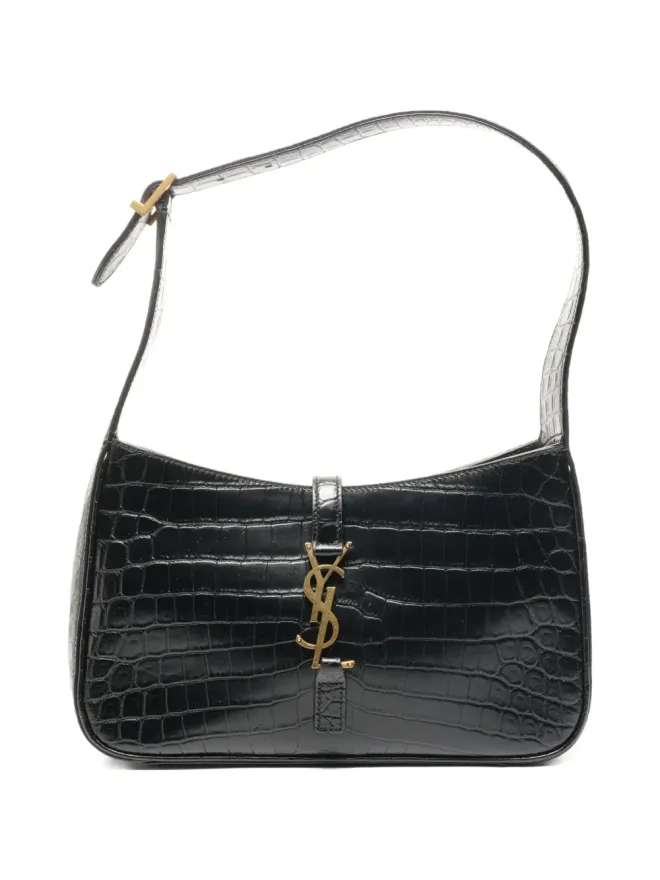Saint Laurent Pre-Owned Saint Laurent Pre-Owned エンボス加工レザー ショルダーバッグ - ブラックの商品画像
