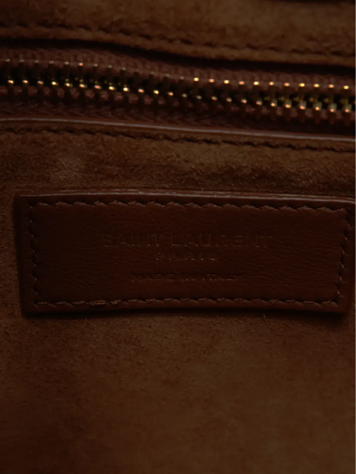 Saint Laurent Pre-Owned エンボス加工レザー ショルダーバッグ - ブラック - 画像5