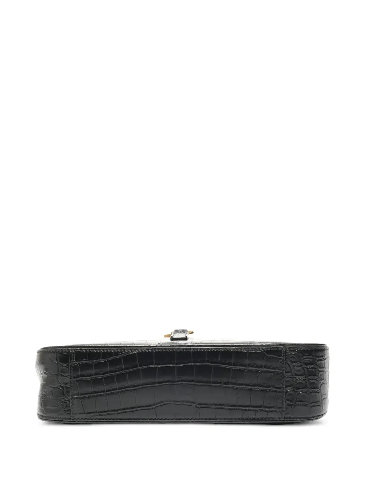 Saint Laurent Pre-Owned エンボス加工レザー ショルダーバッグ - ブラック - 画像3