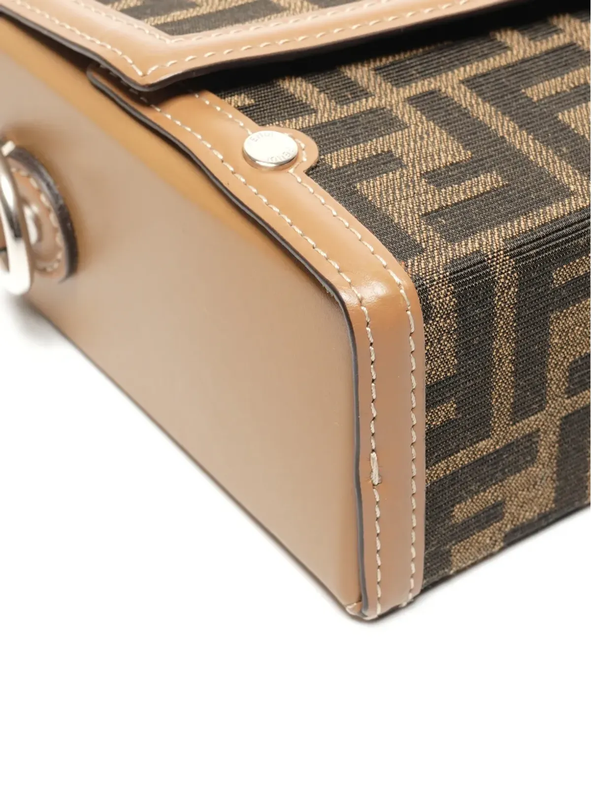 Fendi Pre-Owned Zucca trunk クロスボディバッグ - 画像5