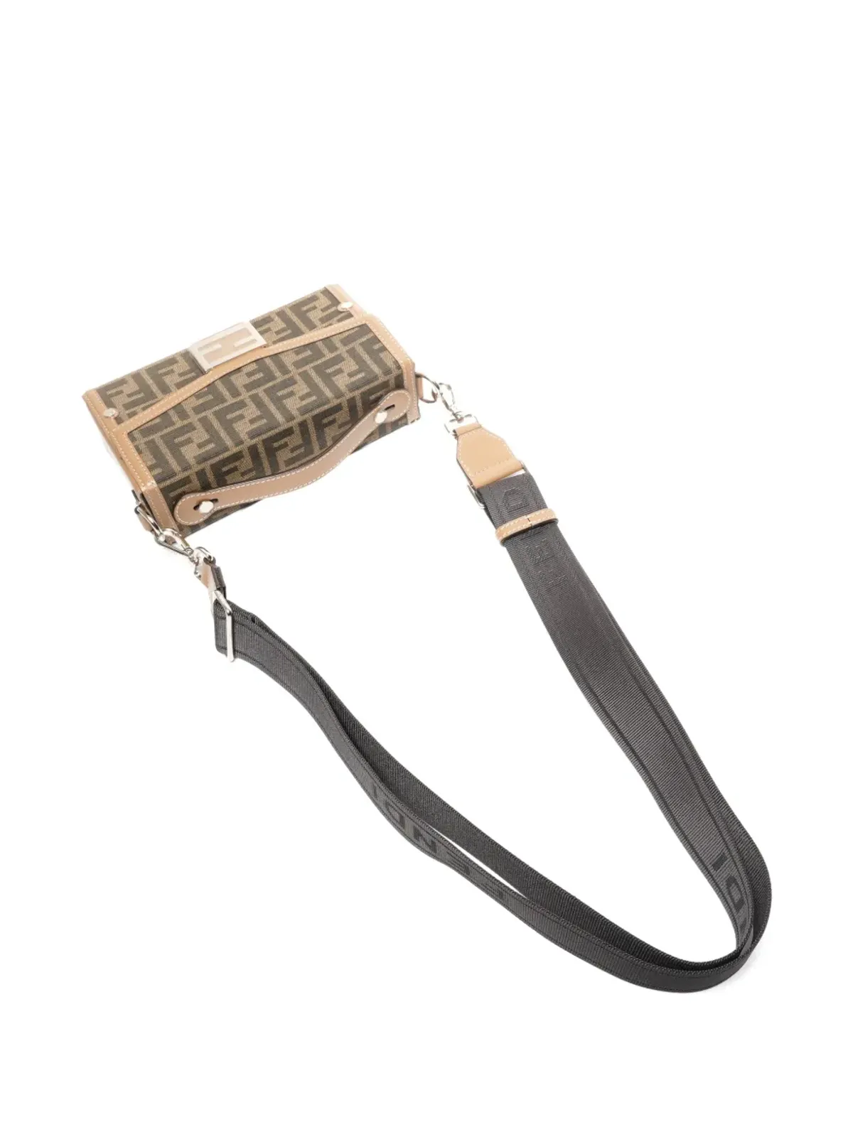 Fendi Pre-Owned Zucca trunk クロスボディバッグ - 画像4
