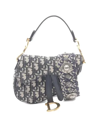 Christian Dior Pre-Owned ミニ Sabble オブリークジャカード トートバッグ - サムネイル1