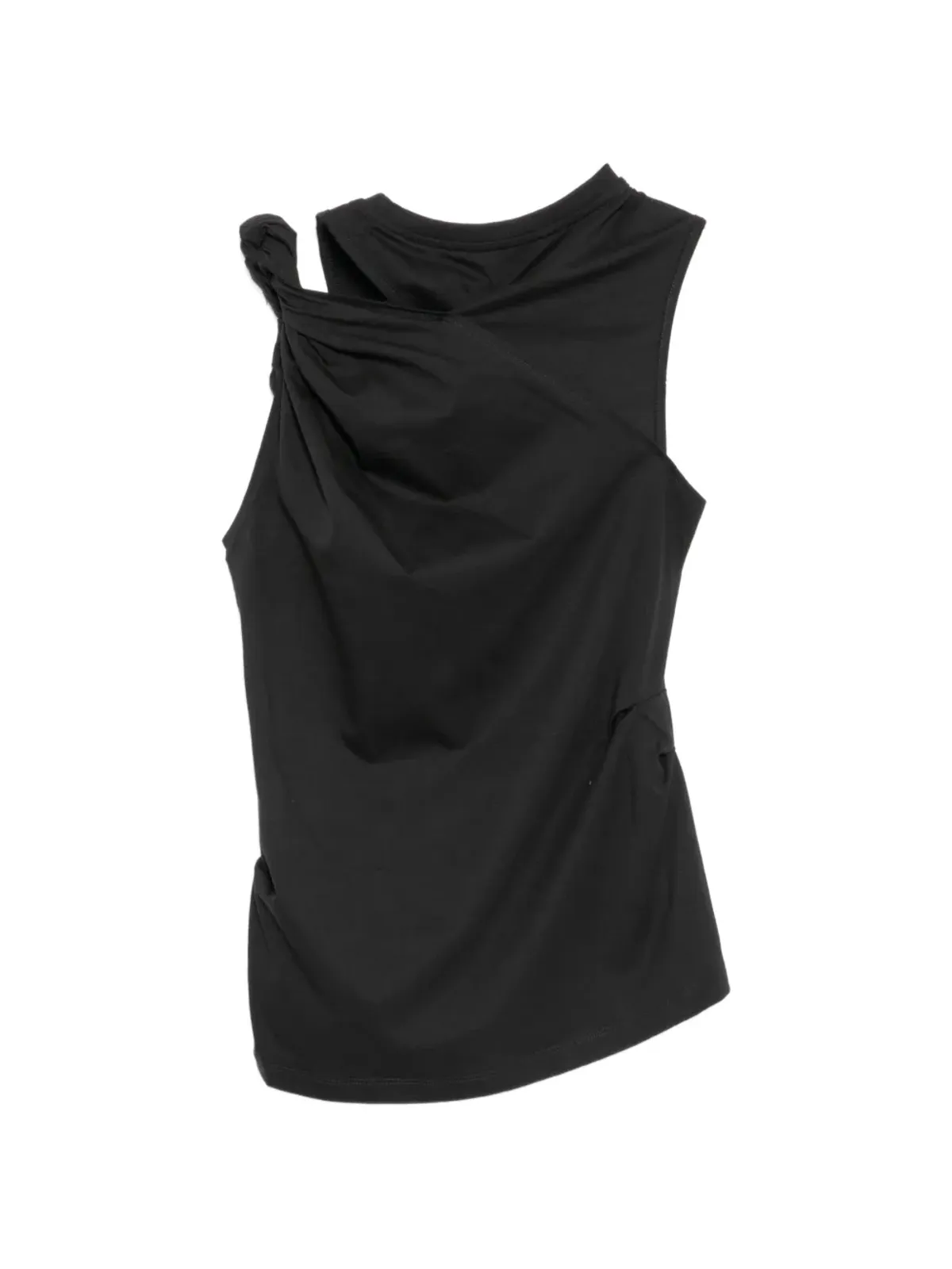 Feng Chen Wang ノットディテールTシャツ - 画像2