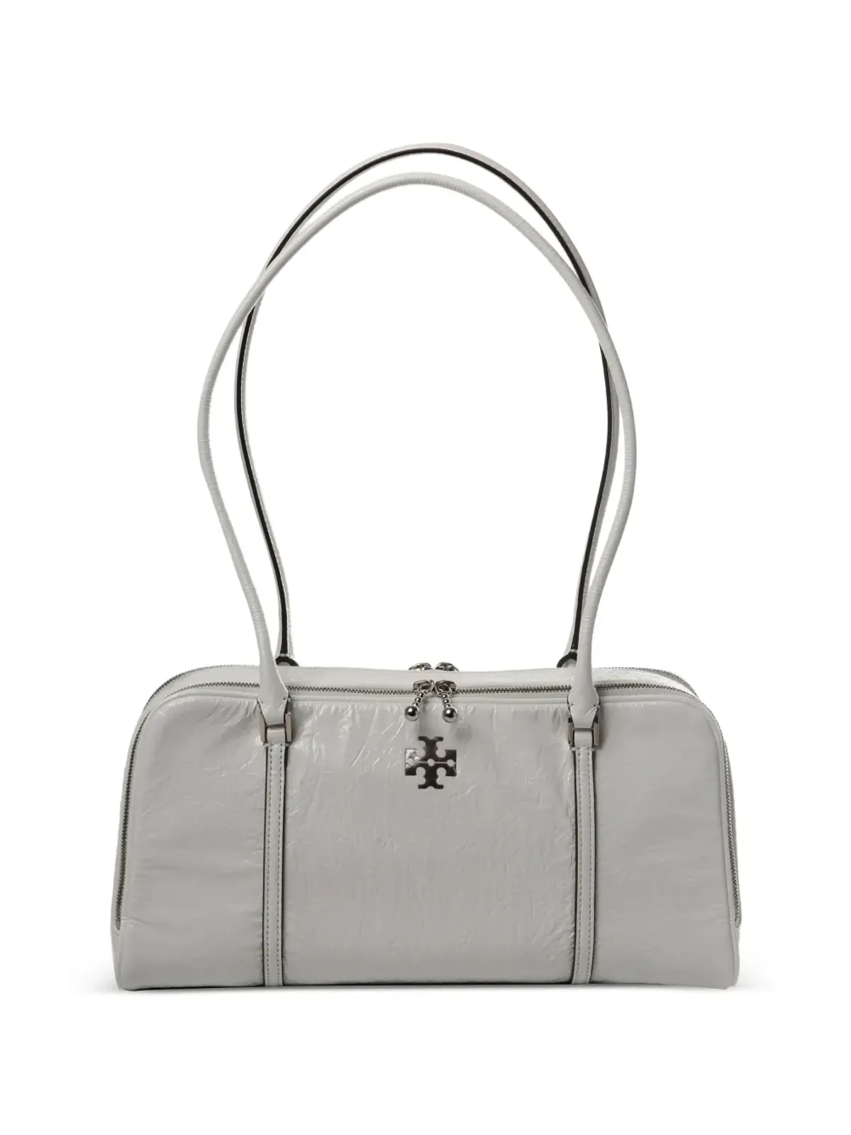 Tory Burch 小さなロゴディテール ジップファスナー付き ショルダーバッグ - ホワイト - 画像1
