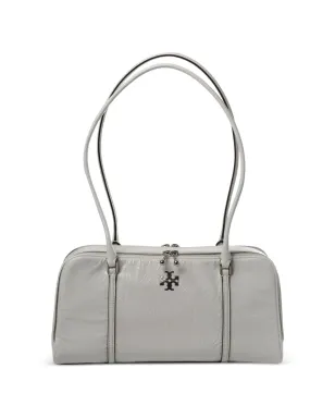 Tory Burch 小さなロゴディテール ジップファスナー付き ショルダーバッグ - ホワイト - サムネイル1