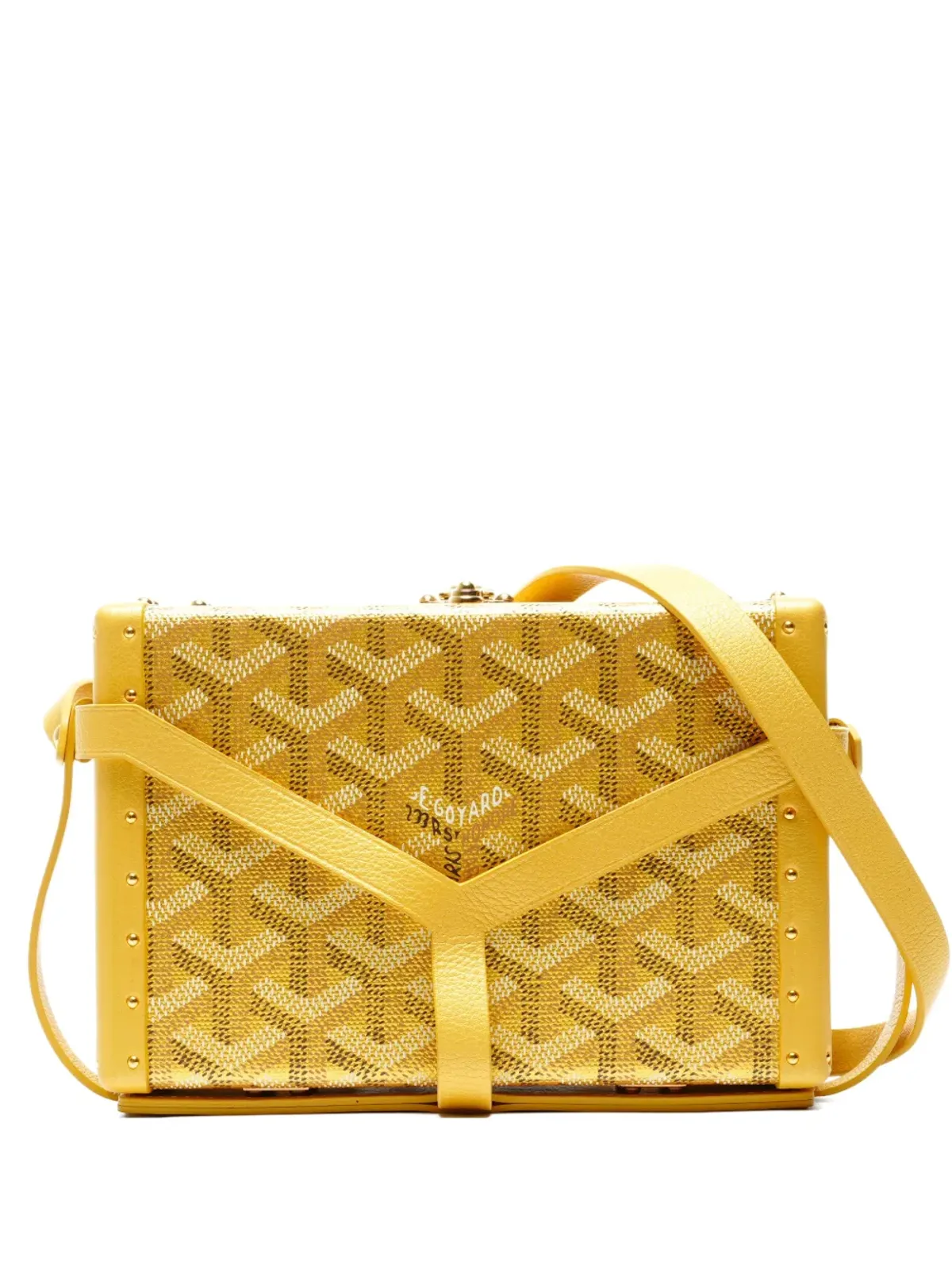 Goyard Pre-Owned トランクショルダーバッグ - イエロー - 画像1