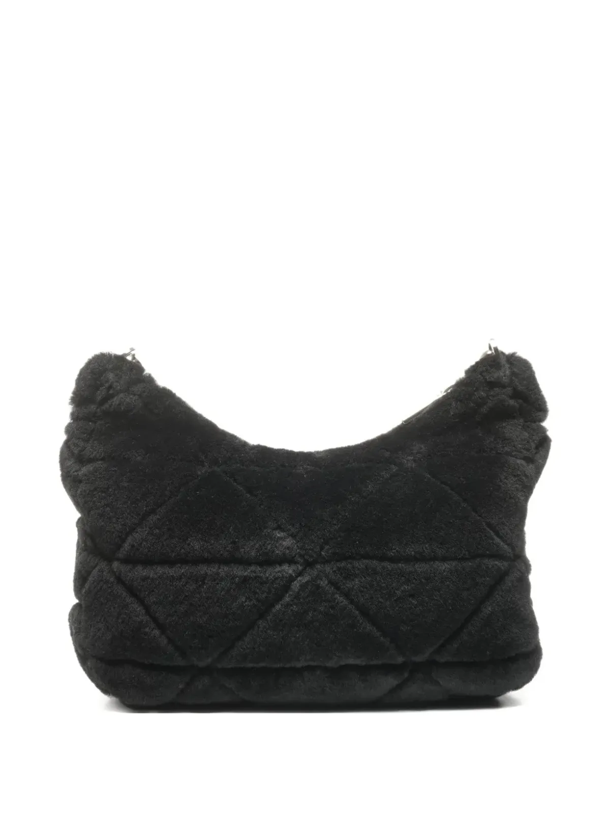 Prada Pre-Owned ムートンショルダーバッグ（ブラック） - 画像2