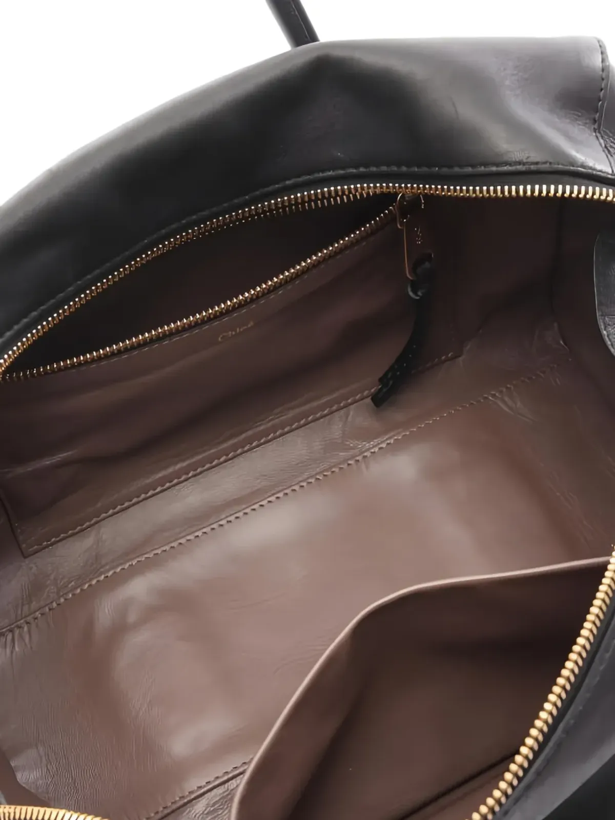 Chloé Pre-Owned ボストン型レザートートバッグ - 画像3