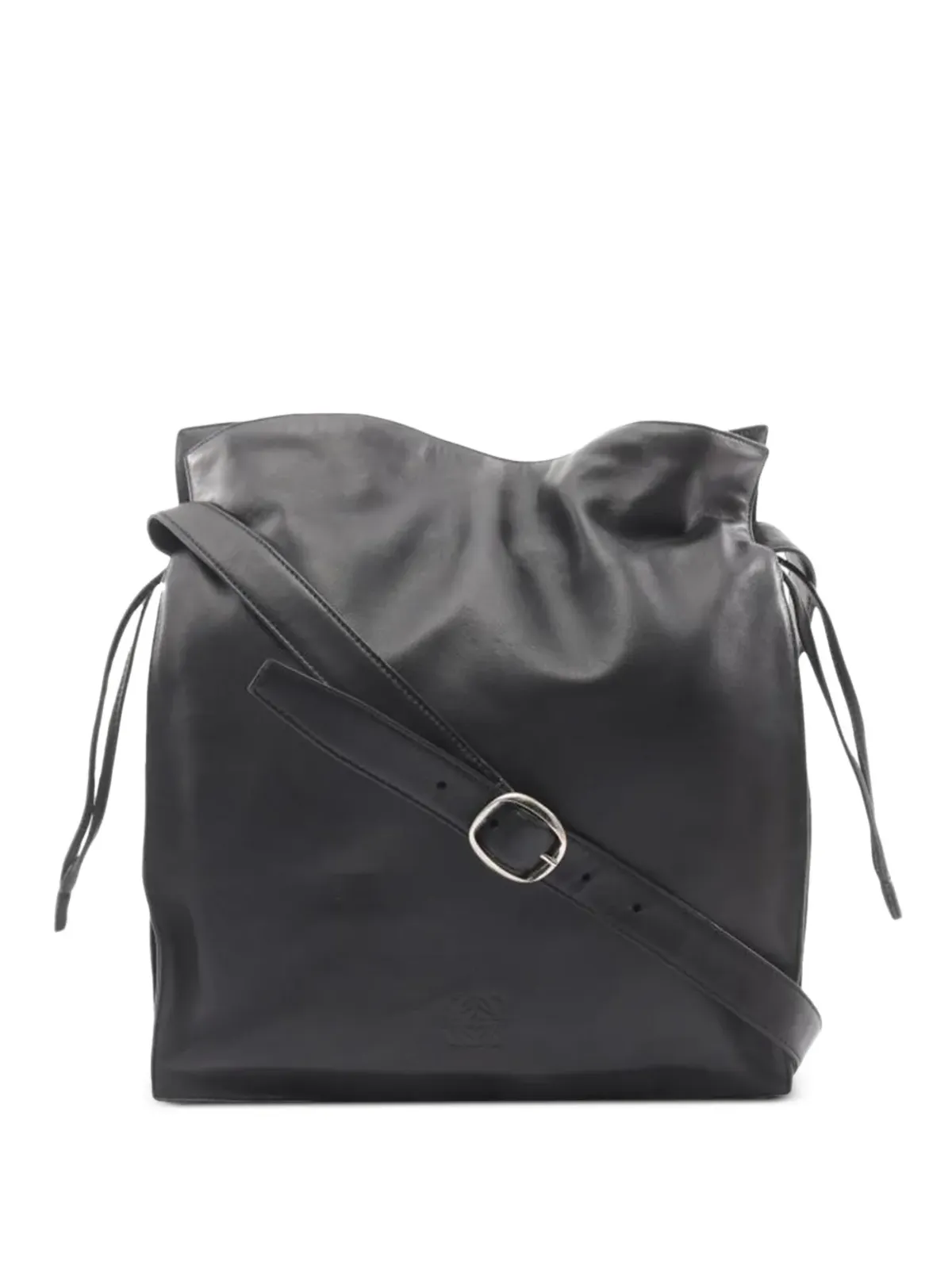 Loewe ビンテージ 2000年代 Flamenco レザー ショルダーバッグ - ブラック - 画像1