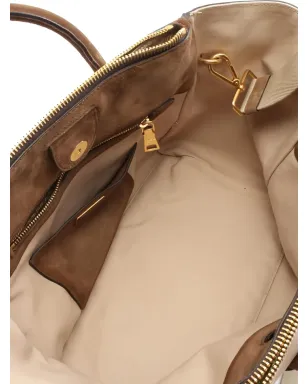 Prada Pre-Owned キャンバススエード トートバッグ - サムネイル3