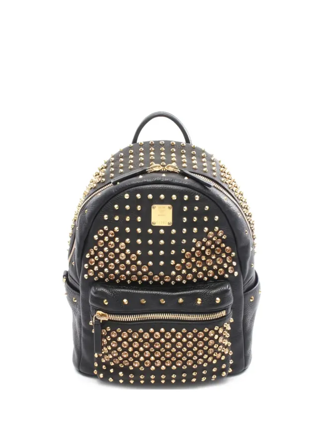 MCM Pre-Owned MCM Pre-Owned スタッズ付きトップハンドルバックパックの商品画像