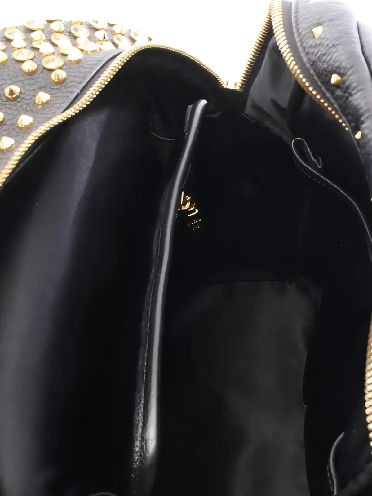 MCM Pre-Owned スタッズ付きトップハンドルバックパック - 画像3