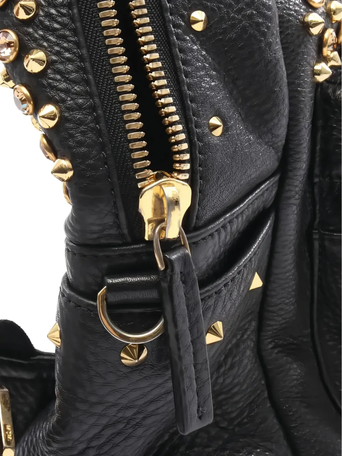 MCM Pre-Owned スタッズ付きトップハンドルバックパック - 画像4