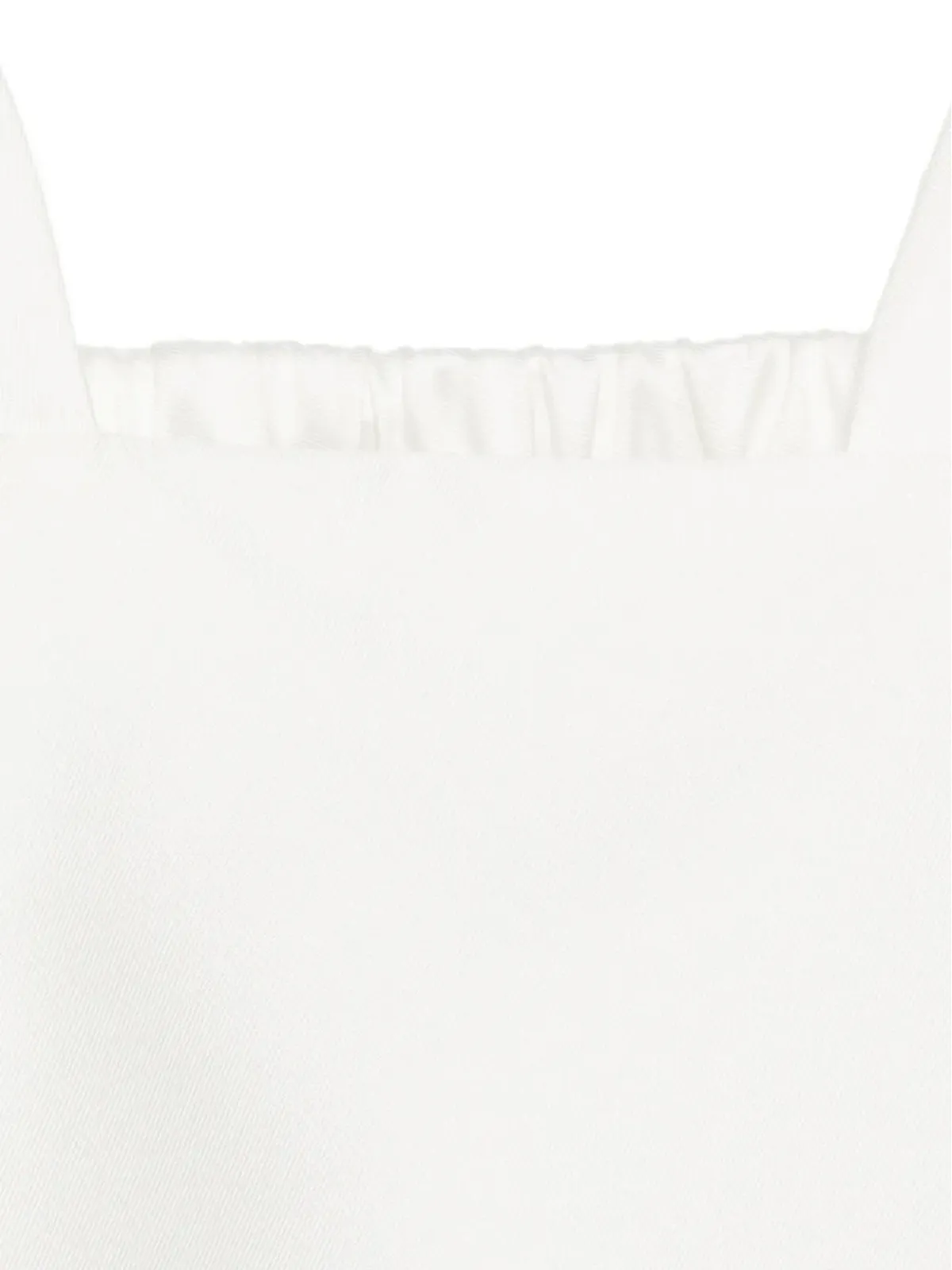 Simonetta square-neck top - White - 画像3