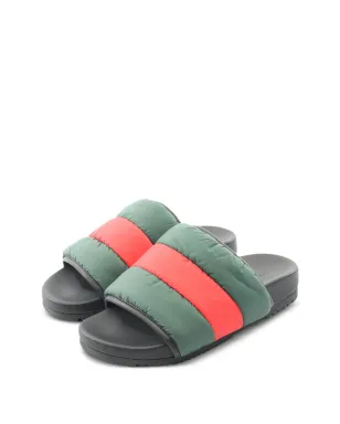 Gucci ビンテージ 2010年代 ウェブパッド入りスライド グリーン - サムネイル1