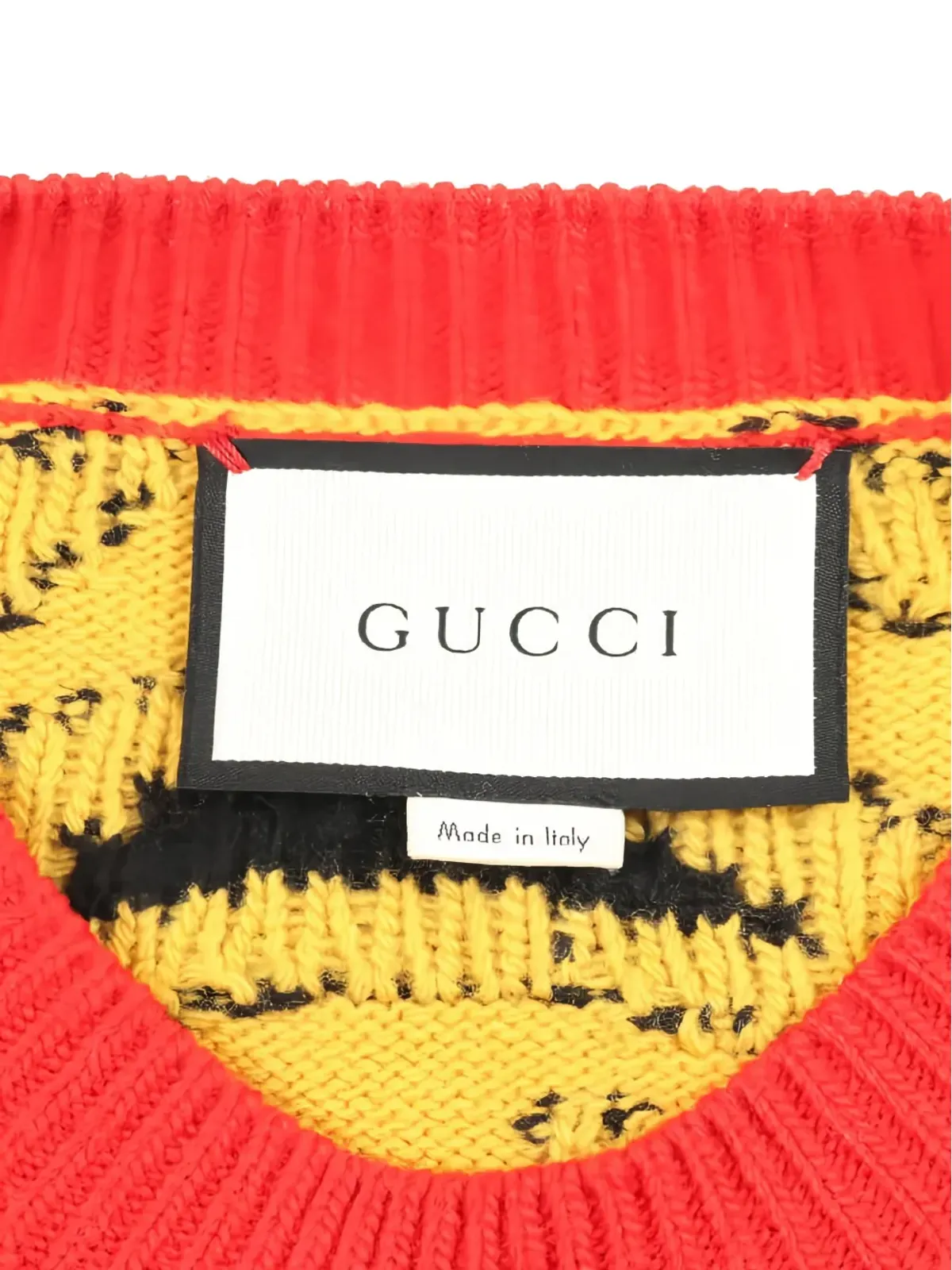 Gucci Pre-Owned x ピーナッツ 2000年代 スヌーピー タイガーパターン セーター - 画像4