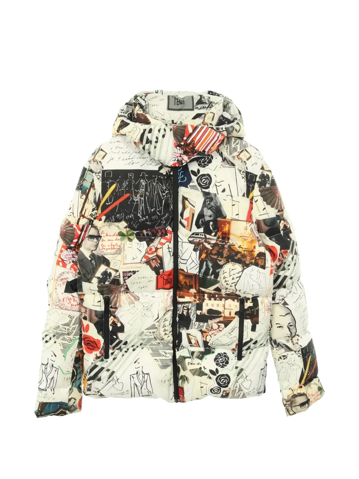 Fendi ビンテージ 2000年代 総柄ダウンジャケット - 画像1