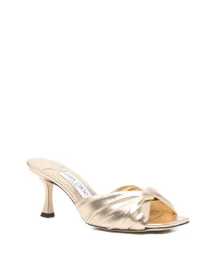 Jimmy Choo Skye twisted mules - Gold - サムネイル2