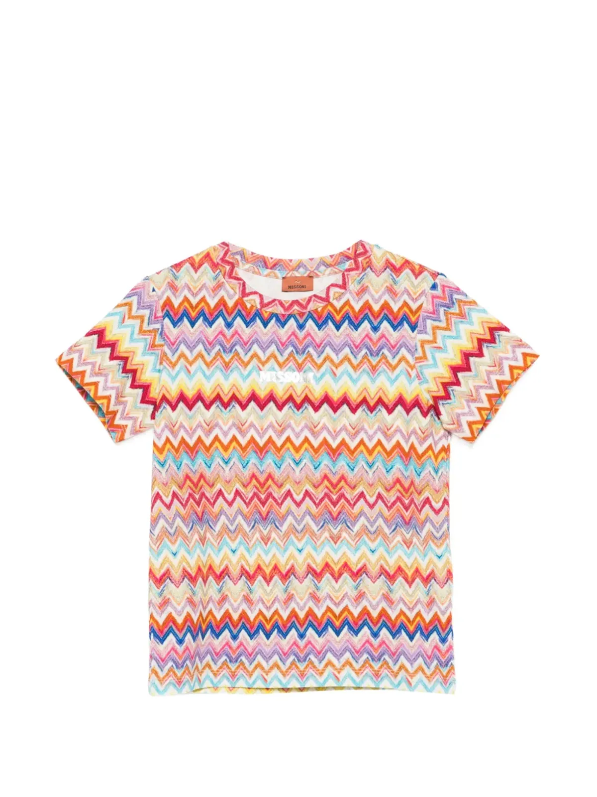 Missoni Kids ジグザグ柄 半袖Tシャツ - 画像1