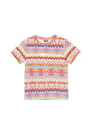 Missoni Kids ジグザグ柄 半袖Tシャツ - サムネイル1