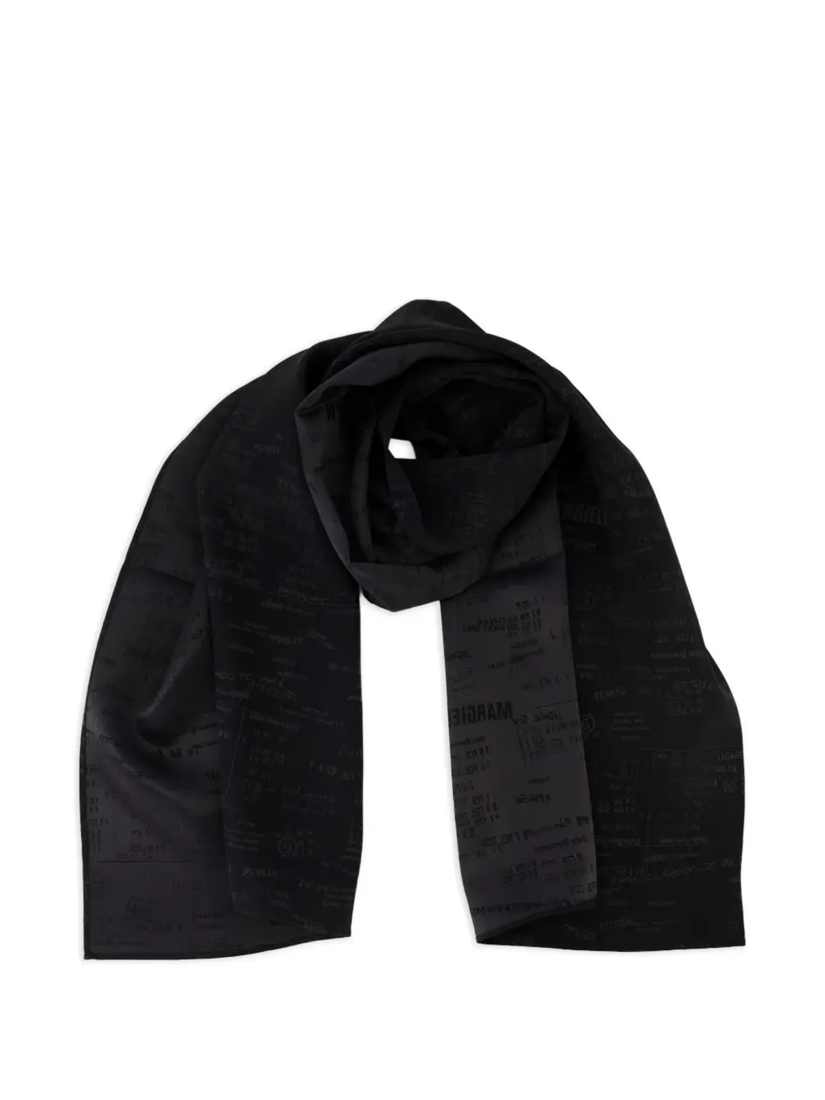 MM6 Maison Margiela ジャカードロゴスカーフ - 画像2