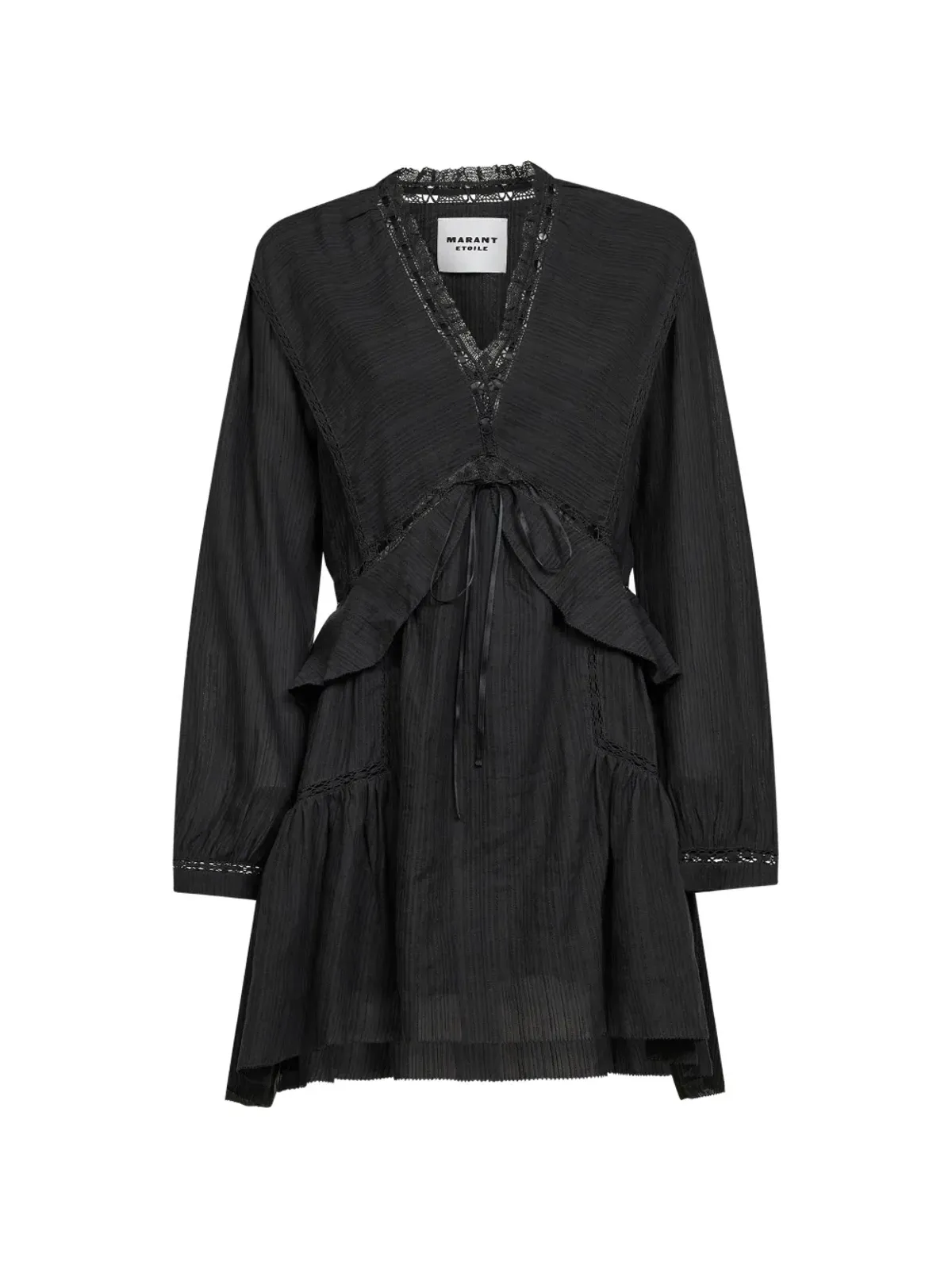 MARANT ÉTOILE レーストリム・フリルドレス - 画像1