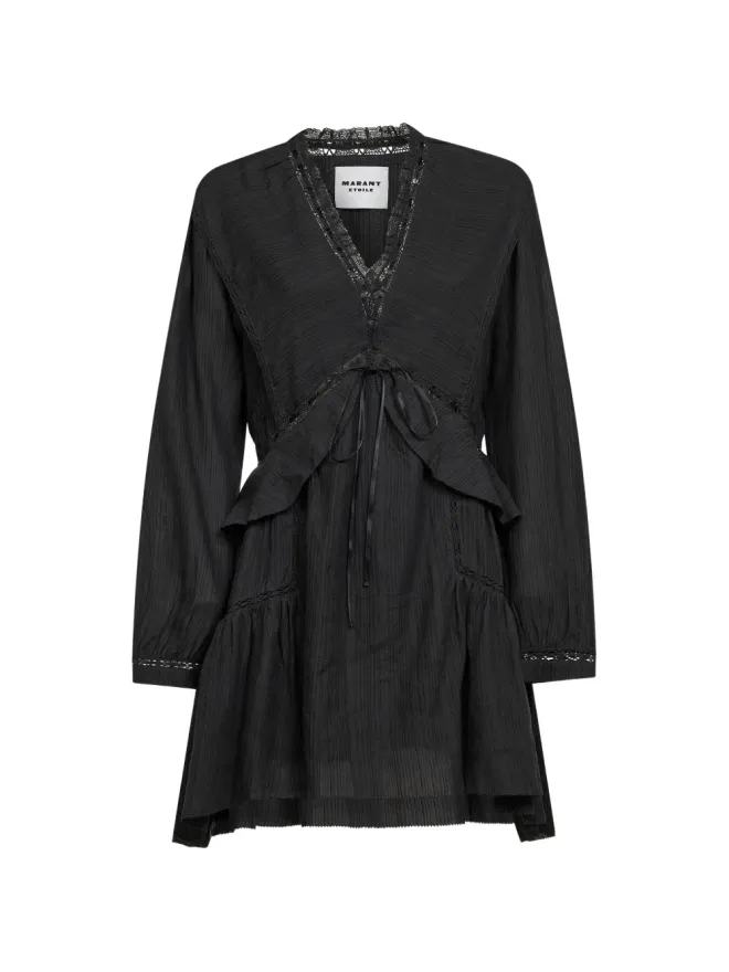 MARANT ÉTOILE MARANT ÉTOILE レーストリム・フリルドレスの商品画像
