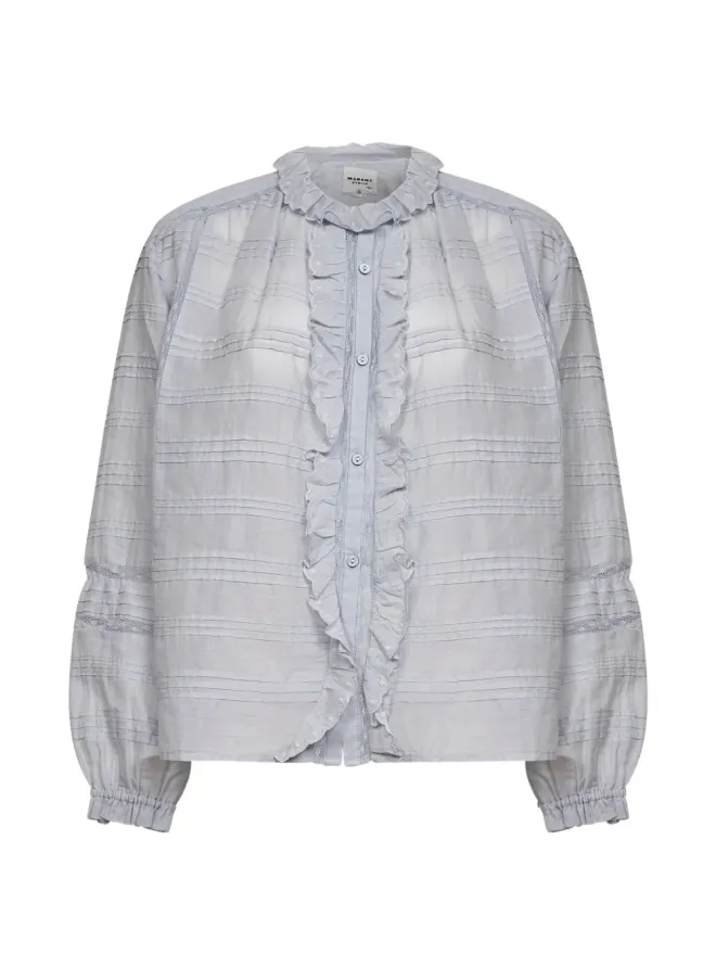 MARANT ÉTOILE MARANT ÉTOILE ボタン付きフリルシャツの商品画像