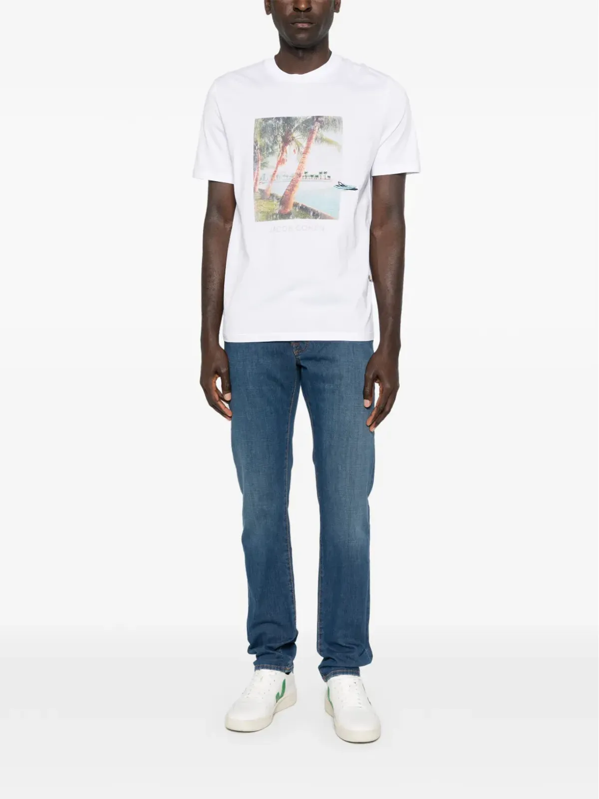 Jacob Cohën グラフィックプリントTシャツ - 画像2