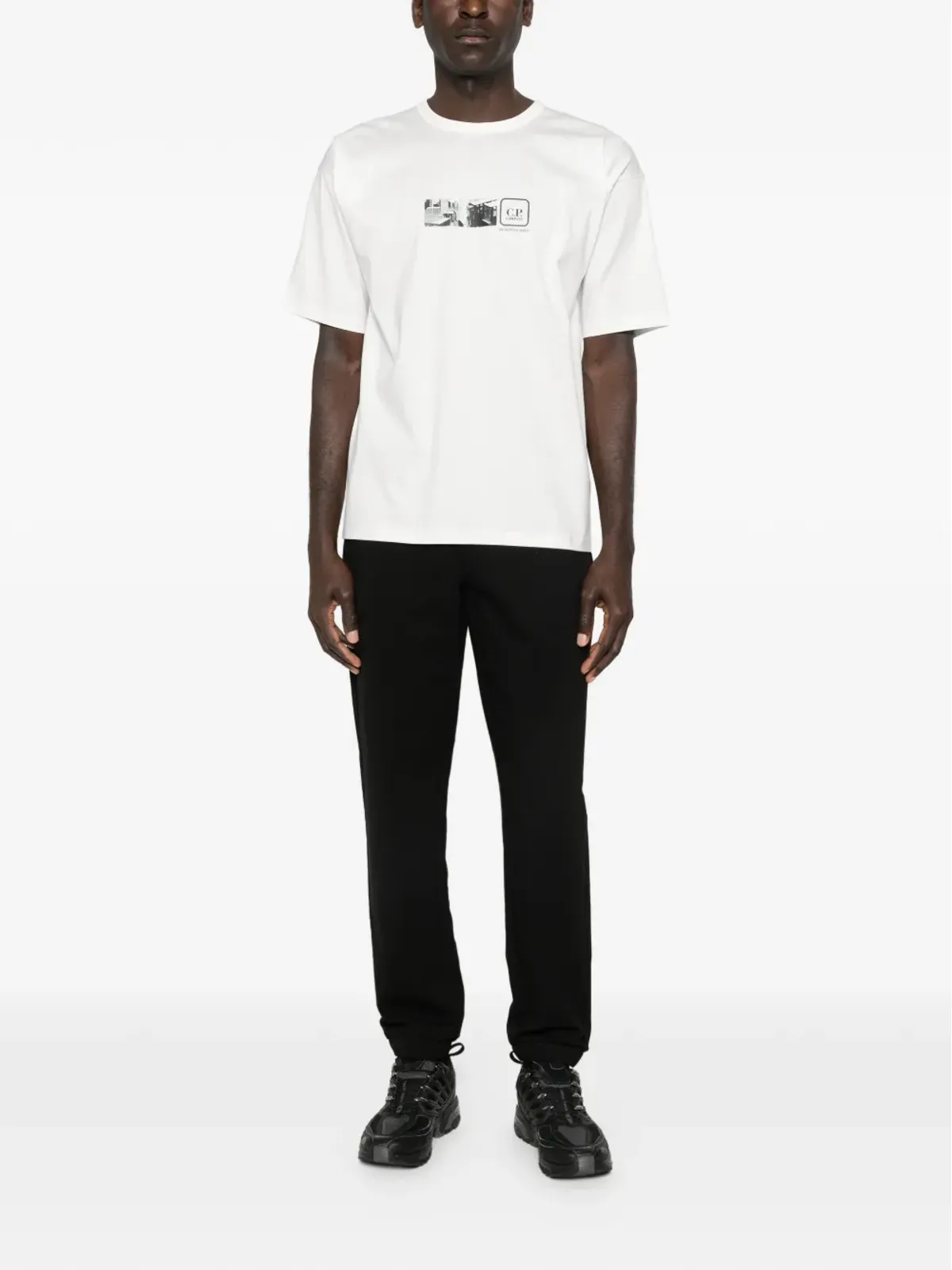 C.P. Company グラフィックプリント半袖Tシャツ - ホワイト - 画像2