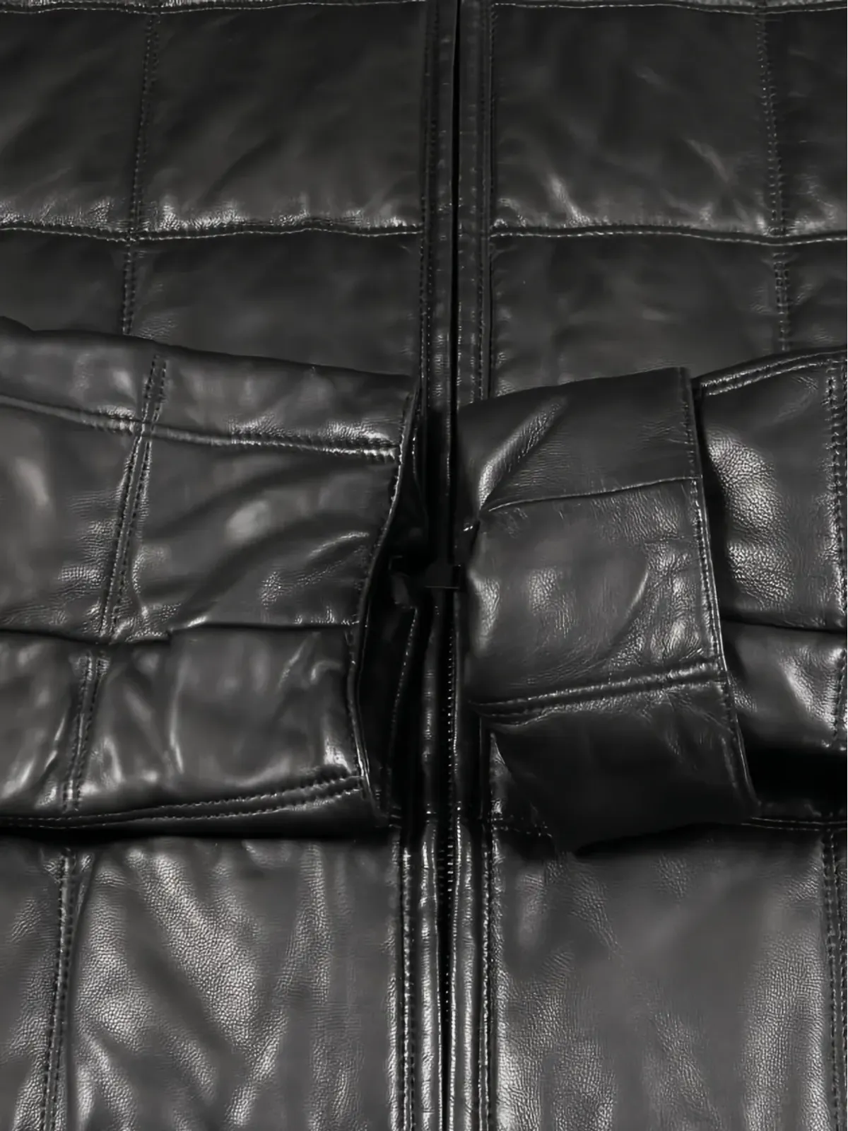 Saint Laurent Pre-Owned キルティングフード付きコート - 画像4