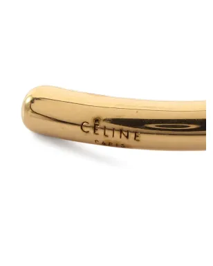 Celine Pre-Owned 2010s ノットディテール フェイクパール バングル - サムネイル5