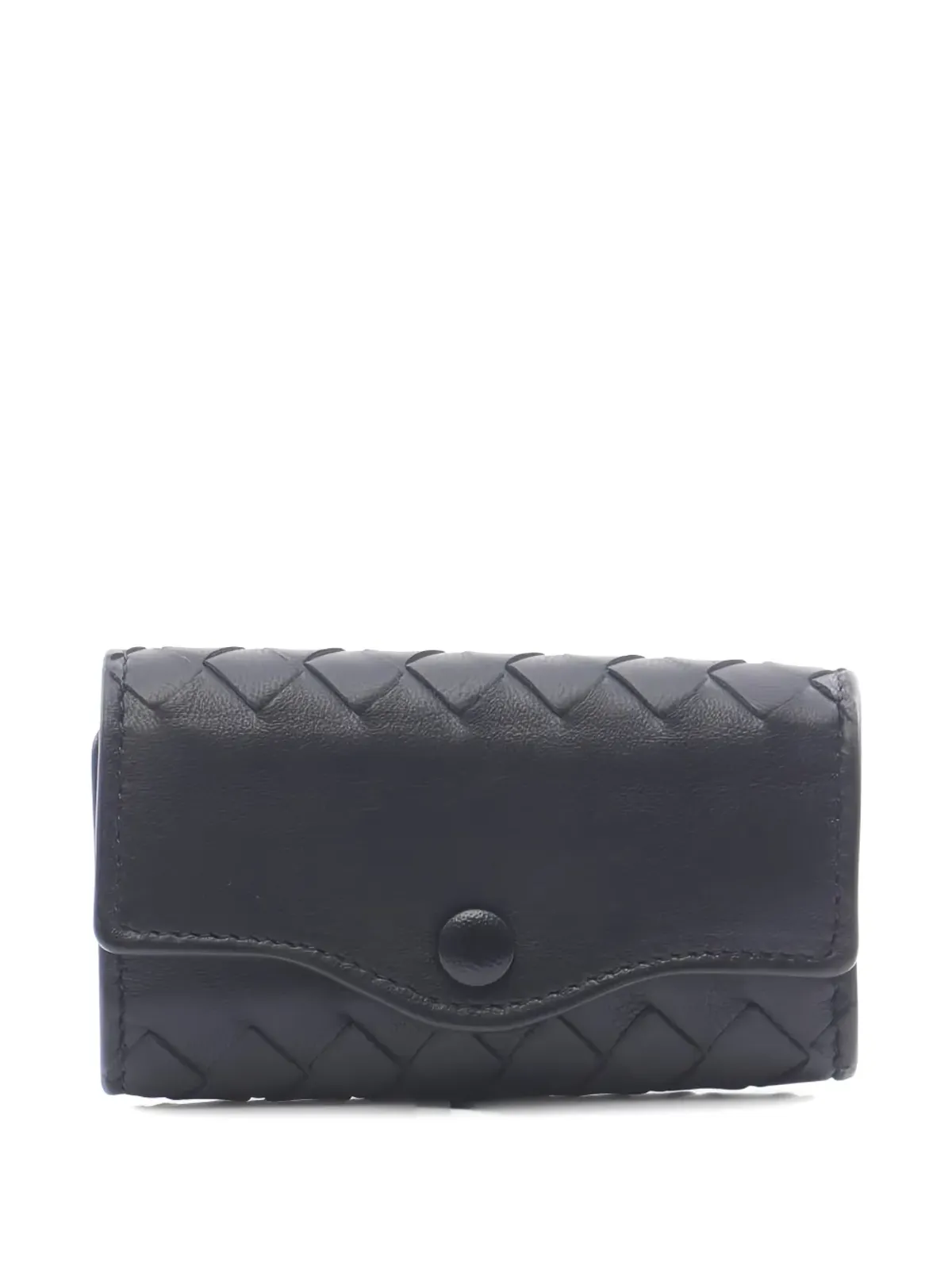 Bottega Veneta イントレチャートレザー キーケース - 画像1