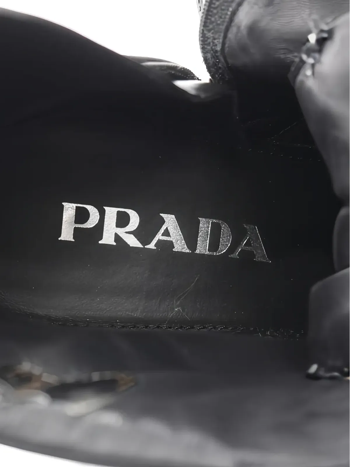 Prada ビンテージ レザー レースアップ ブーツ - 画像5