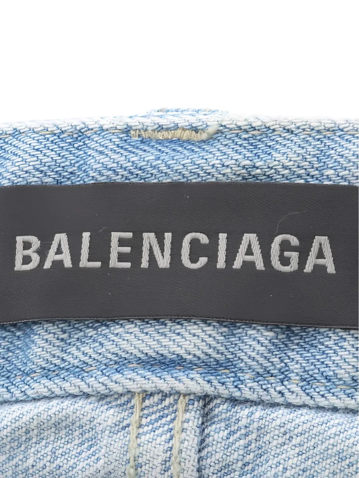 Balenciaga ビンテージ 2010s デニムプリーツミニスカート - 画像5