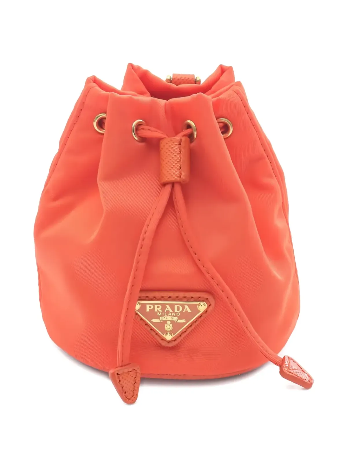 Prada Pre-Owned 2020s Re-Nylon ポーチバッグ - オレンジ - 画像1