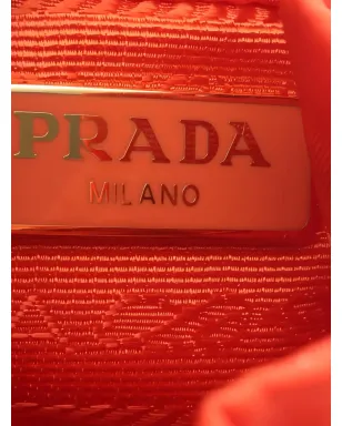 Prada Pre-Owned 2020s Re-Nylon ポーチバッグ - オレンジ - サムネイル4