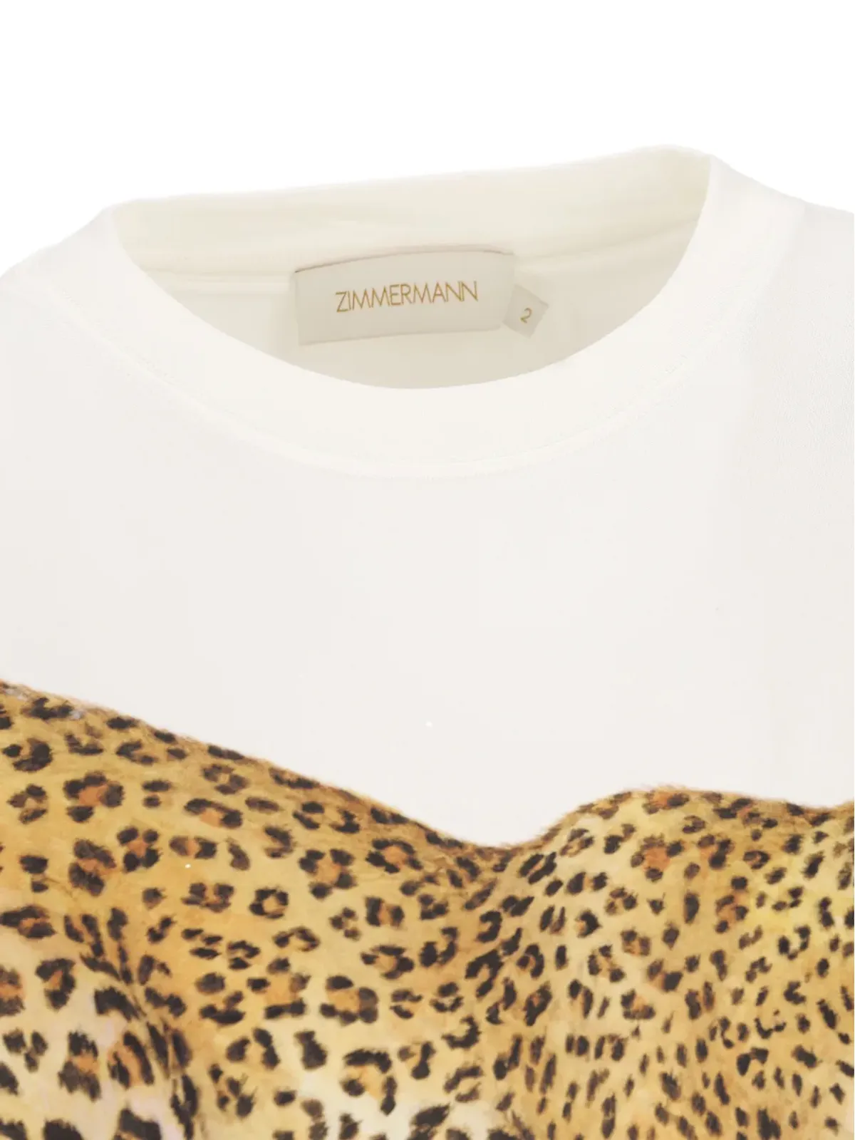 ZIMMERMANN レオパード柄Tシャツ - 画像4