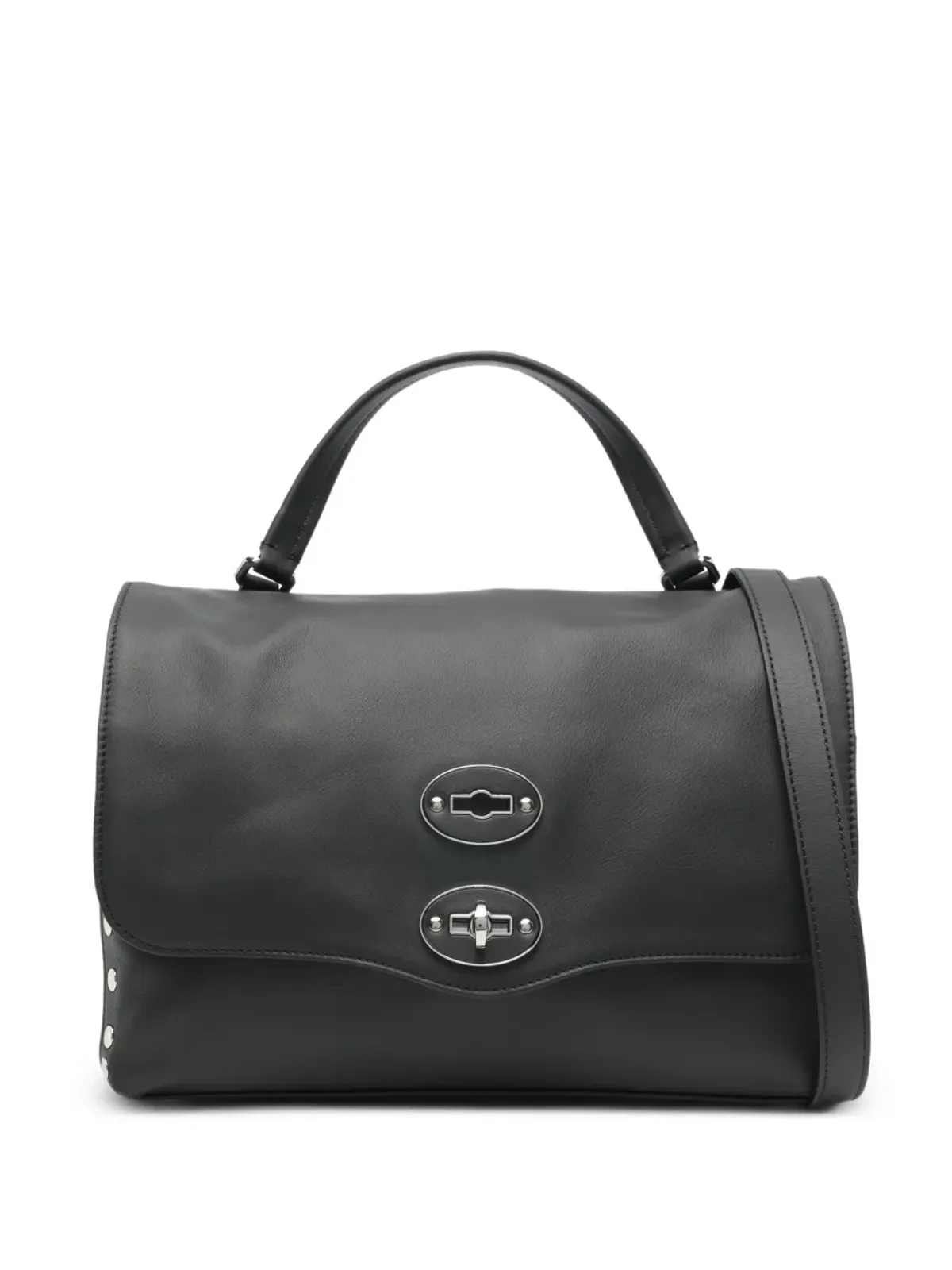 Zanellato Postina turn-lock shoulder bag - Black - 画像1